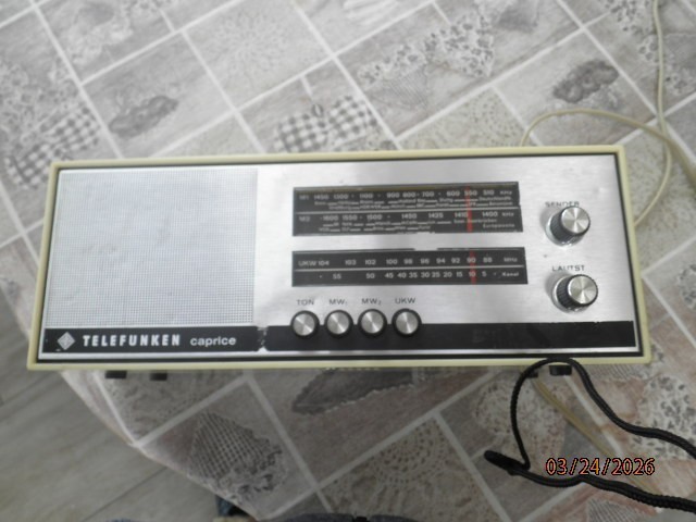Telefunken Caprice 101  Küchenradio aus Ende 60er , Anfang  70er