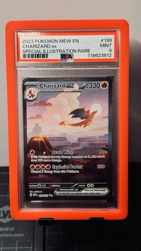 CHARIZARD EX PSA 9 - 2023 POKEMON MEW EN-151 SPECIAL ILLUSTRATION RARE 199/165