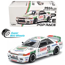 Pop Race 1:64 Nissan GT-R BNR32 #23 Winner "Macau Guia Race" 1990 #194