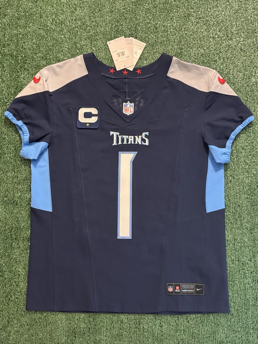 Authentic Cam Ward Tennessee Titans Nike Vapor F.U.S.E. Elite