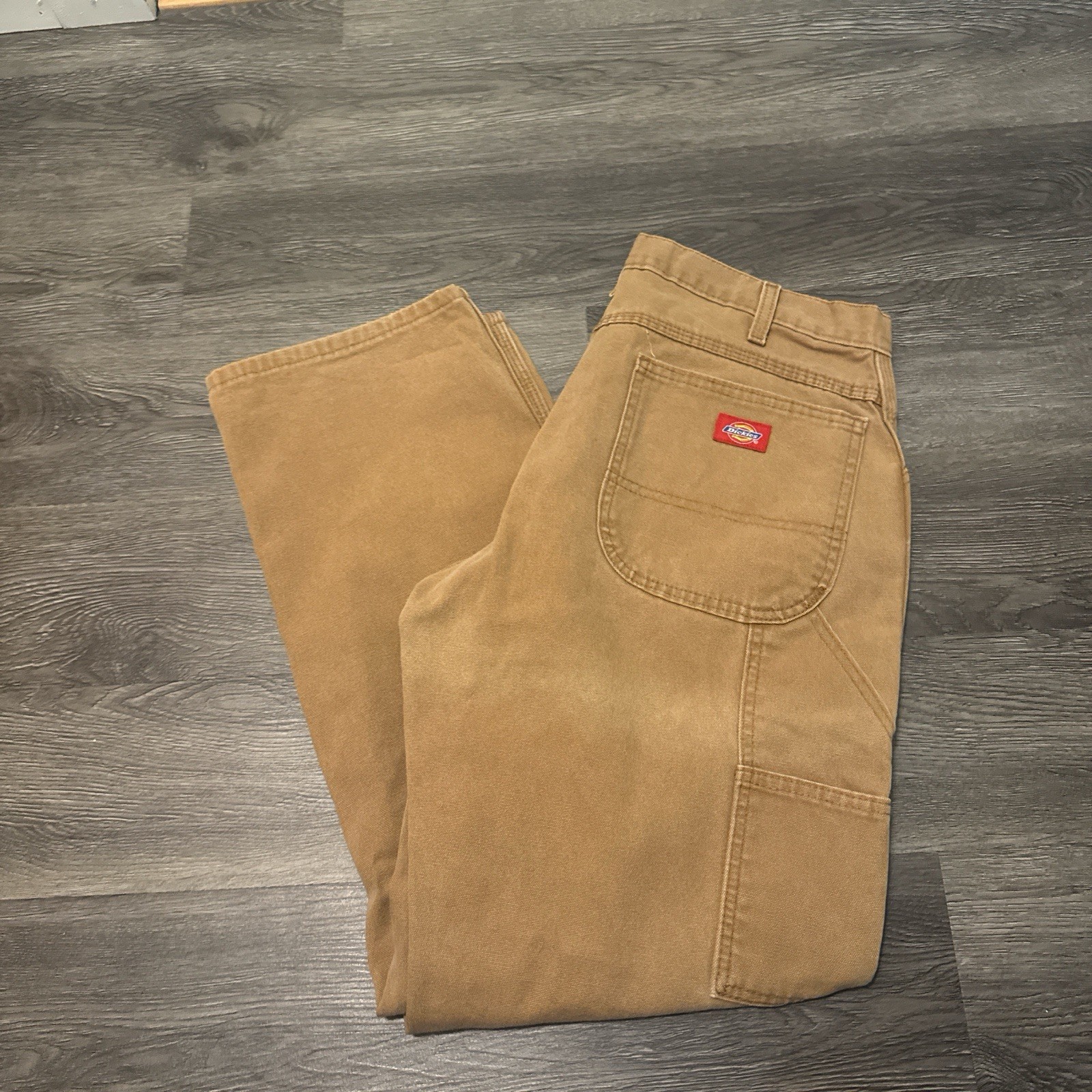 Dickies Vintage Faded Carpenter Pants 34x32 Mens Relaxed Canvas Workwear