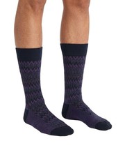 Missoni Purple Mens Crew Socks-