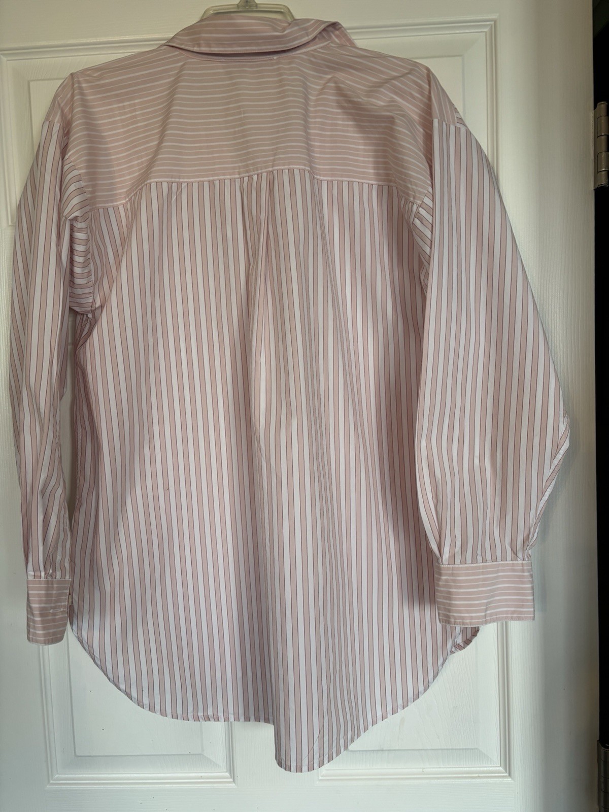 Loft, Tunic, Button Front Collared Blouse. White … - image 2