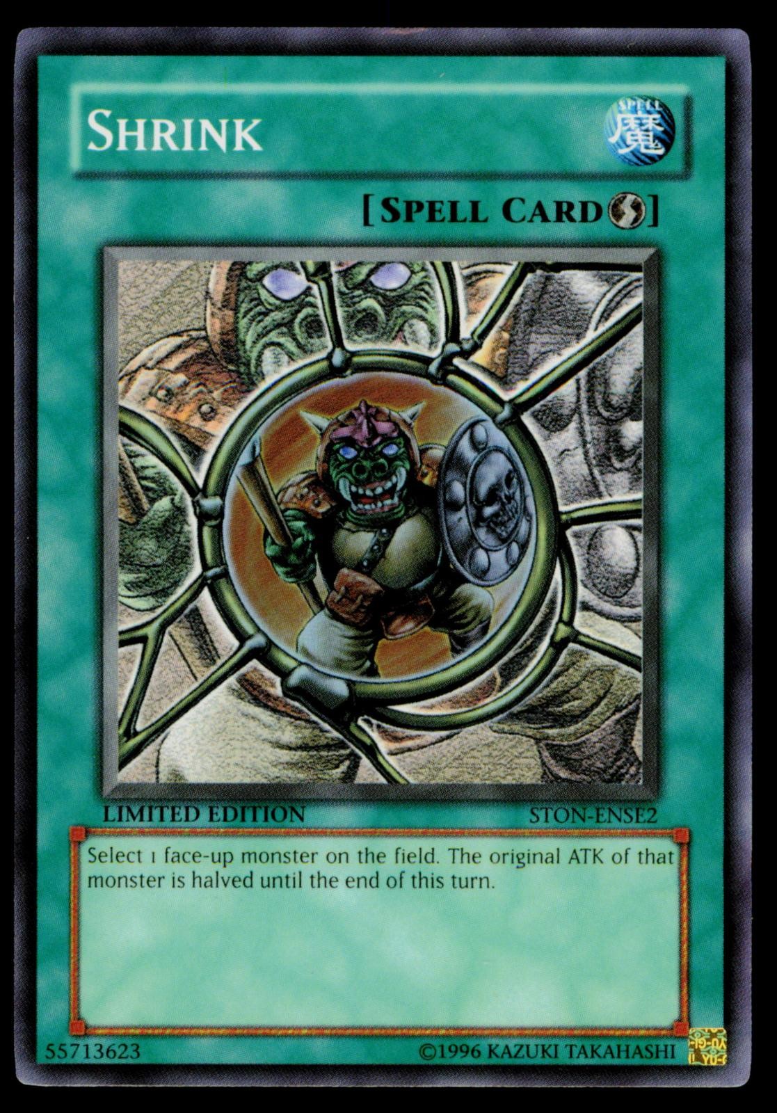 Shrink STON-ENSE2 YuGiOh Strike of Neos trading card — raw and PSA graded price guide