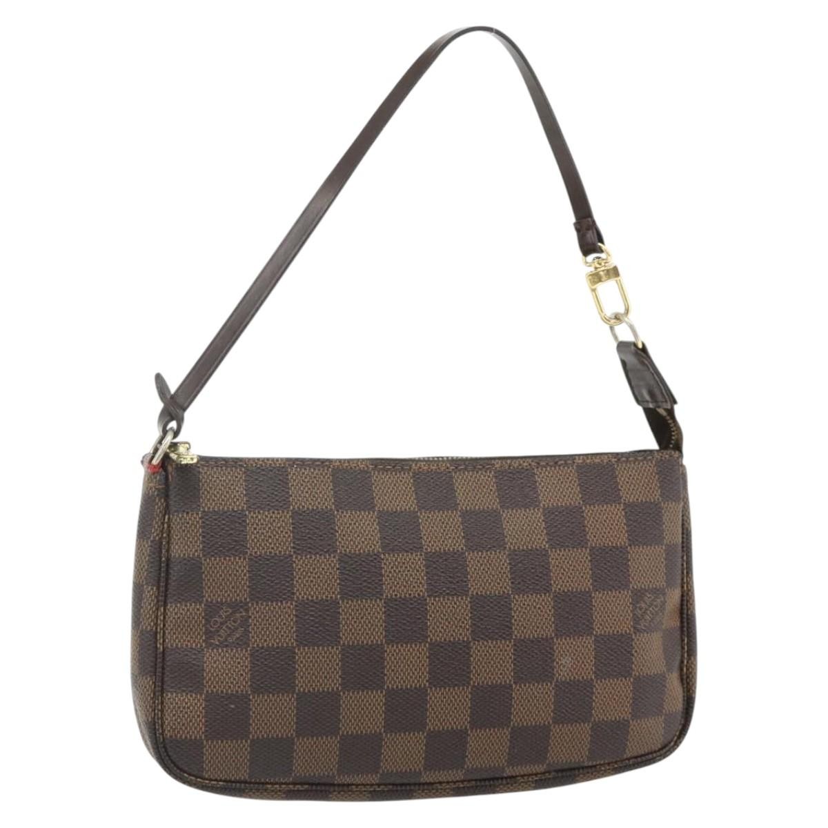 LOUIS VUITTON Damier Ebene Pochette Accessoires Pouch N41206 LV