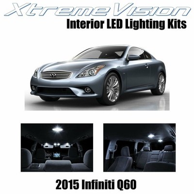 XtremeVision Interior LED for Infiniti Q60 2015+ (9 PCS) Pure White