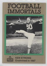 1985-88 Football Immortals Ken Strong #110 HOF 1b8