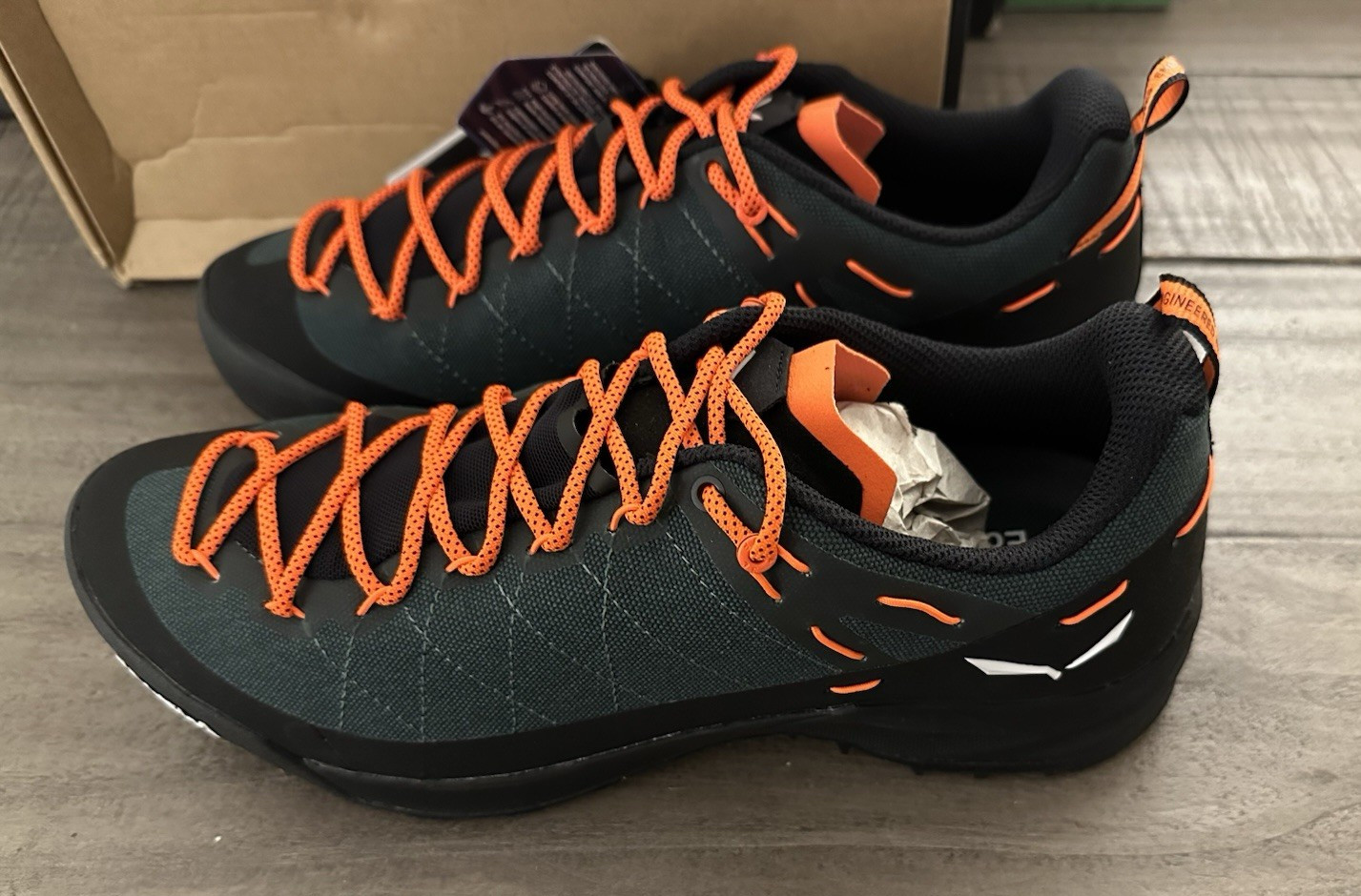 Salewa Wildfire Lona 61406-5331 Verde Crudo Negro Para Hombre Talla US 10