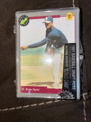  1991 Classic Draft Picks Of The MLB Factory Sealed- Brien Taylor + The Class