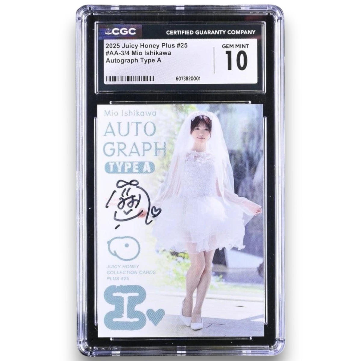 Juicy Honey Mio Ishikawa (石川澪) Autographed Card Type A CGC10
