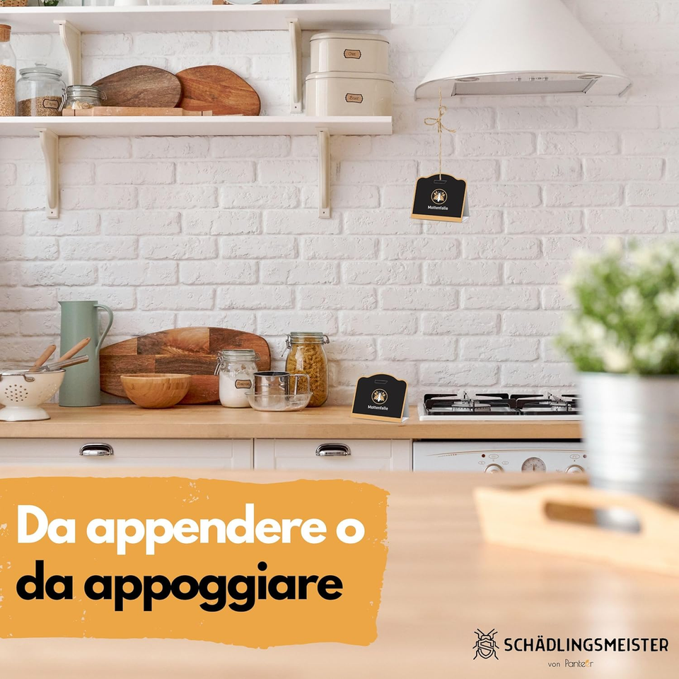 Vape GA0170700 Antitarme Alimentari, Trappola A Feromoni Senza Insetticida, 2 Pezzi, Durata 8 Settimane