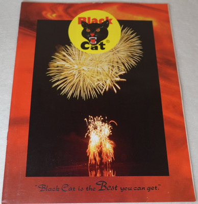 Black Cat Fireworks 1995 Golden Gate San Francisco Original Product Catalog