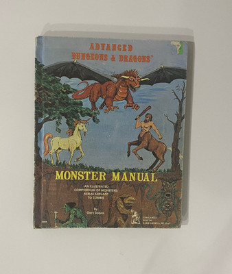 Dungeons and Dragons Monster Manual Second Print