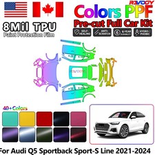 Precut Ppf Paint Protection Film For Audi Q5 Sportback Sport-s Line 2021-2024