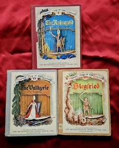 Vintage Opera Wagner Lot of 3 Ring Nibelungen 1939 Rheingold Valkyrie Siegfried