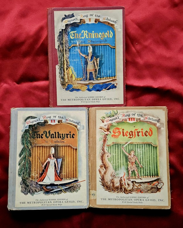 Vintage Opera Wagner Lot of 3 Ring Nibelungen 1939 Rheingold Valkyrie Siegfried