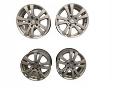 4x Alufelge 16 Zoll 7.0" 5x112 Silber LK112M8 Mercedes-Benz W204 W203 Rim Wheel