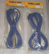 2x TEAC - CABLE UP 13' Foot RCA SPDIF Cables Double Shielded Coax Gold Plate RCA