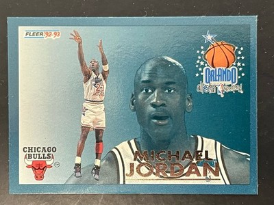 1992-93 Fleer All-Stars Michael Jordan #6 HOF    6x FINALS MVP