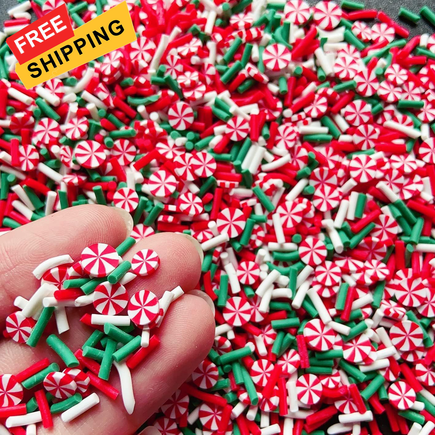 EHOPE Fake Sprinkles Christmas Polymer 01-Christmas-9 Styles 