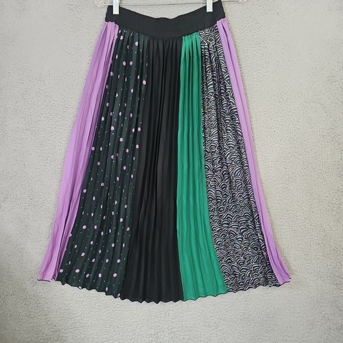 Gonna midi Kate Spade New York multicolore taglia S pop pois plissettata stampa mista - Foto 2 di 10