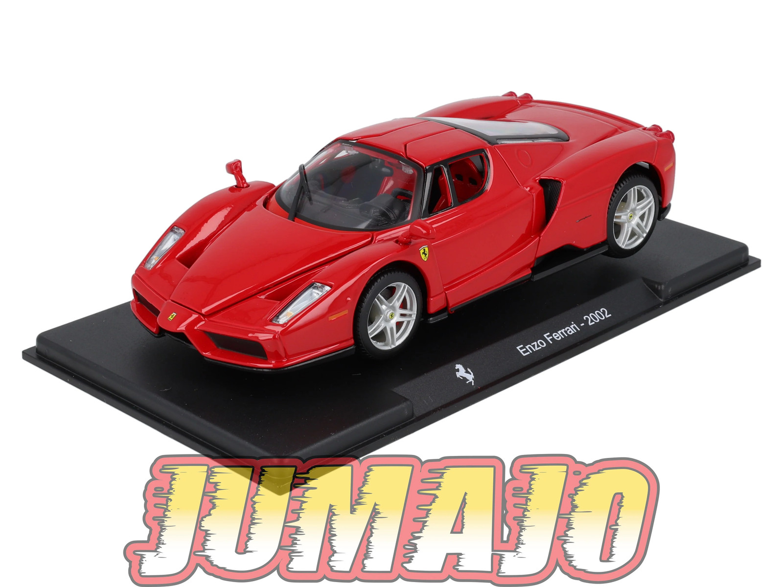 Voiture 1/24 BURAGO FERRARI Enzo Ferrari 2002 miniature en métal rouge HACHETTE