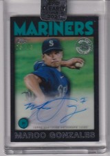 2021 Topps Clearly Authentic #86TBA-MGO Marco Gonzales Autographs 5/75