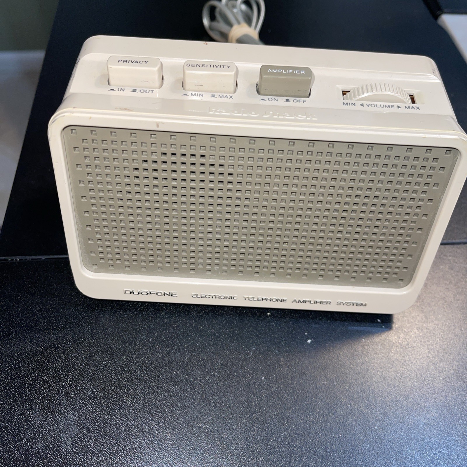 Radio Shack  DUOFONE - TELEPHONE AMPLIFIER SYSTEM - MODEL NO. 43-278 speaker 