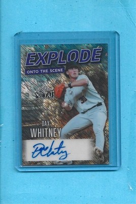 2026 Leaf Metal Dax Whitney Explode Onto The Scene Auto  6/7   Oregon State