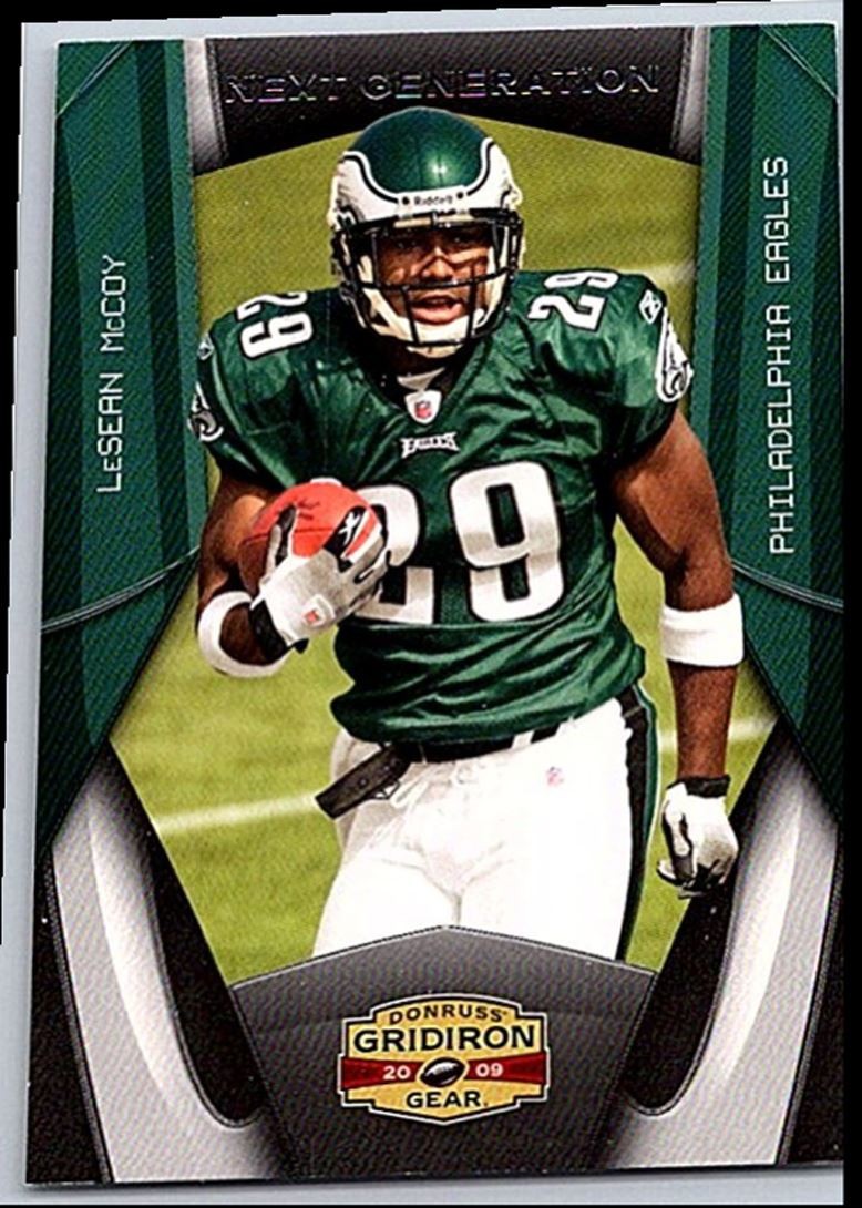 LeSean McCoy Donruss Gridiron Gear Next Generation #4 Base