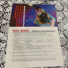 PAC MAN -- NES Nintendo Original Classic Authentic Tengen Grey Game