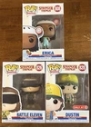 Stranger Things Funko Pop Lot- Battle Eleven #826 / Dustin #828 / Erica #808