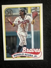 2024 Topps Ronald Acuña Jr. #89B-17 35th Anniversary Atlanta Braves