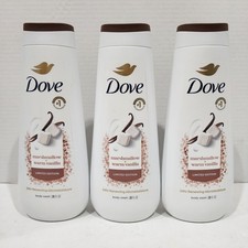 3PK Dove MARSHMALLOW WARM VANILLA Body Wash 20oz each Limited Edition