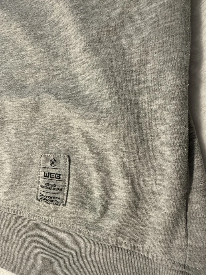 Marvel Iron Man Stark Industries Gris Cuello Redondo Sudadera Mujer’s Talla Grande 1x Foto 4 de 4