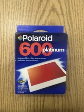 Polaroid 600 Platinum Instant Film 10 Photos Sealed NOS 11/01 EXPIRED