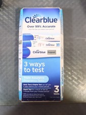 Clearblue Triple Assurance Pregnancy Tests 3 Digital Tests Exp 04/2027 S26