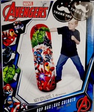 Marvel Avengers 36" Punching Bop Bag Kids Indoors Outdoors Exercise Soft Boxing