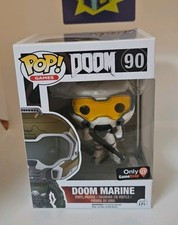 doom marine white gamestop exclusive doom funko pop 90