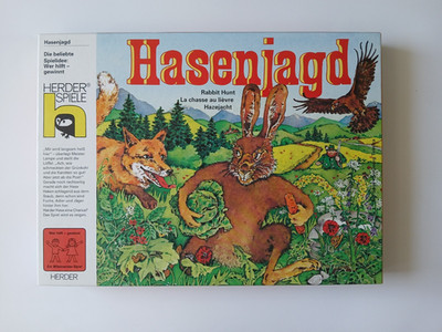 Hasenjagd Herder Spiele (1992) Seltenes Retro Brettspiel  Kinderspiel vollständi