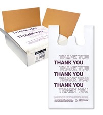 Thank you. Carrier Bags, T-shirts, Disposable Plastic Bags with Handles