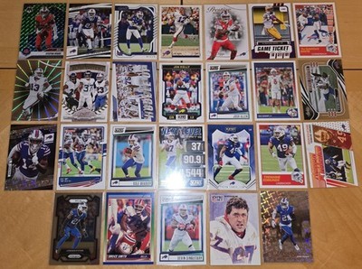 Buffalo Bills 26 Card Lot Josh Allen, Jim Kelly, Bruce Smith etc Great Condition