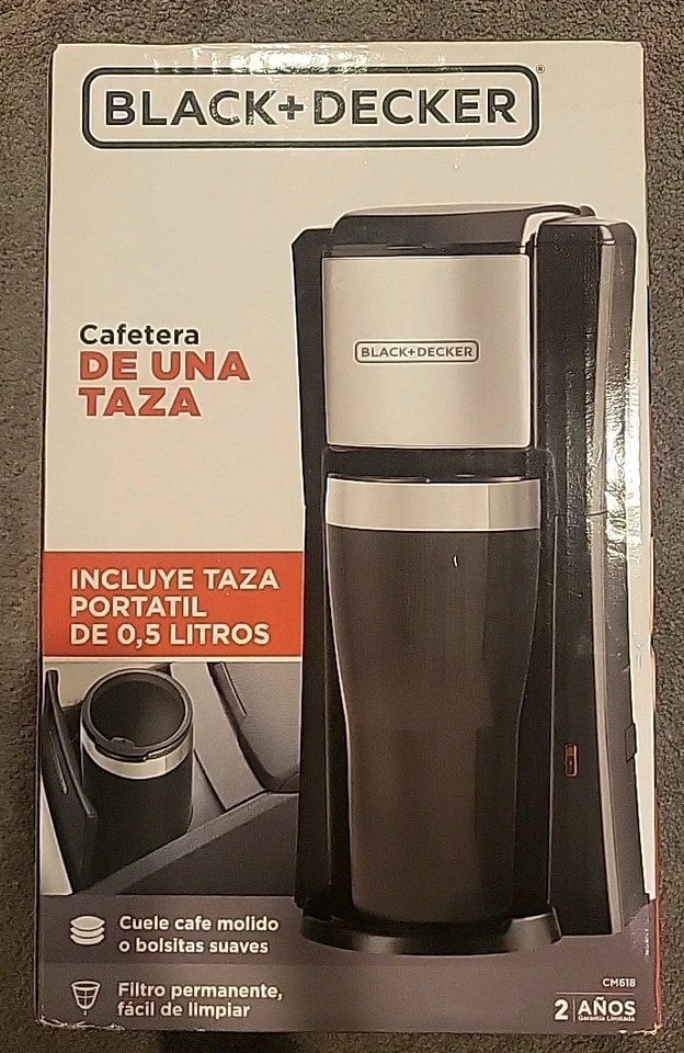 BLACK+DECKER CM618 Single Serve Soft Pods Or Ground Coffee Black New Free Ship.  - Image 2 of 4