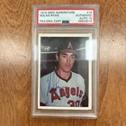HOF NOLAN RYAN 1975 SSPC SIGNED AUTOGRAPHED CARD #10 PSA/DNA CERTIFIED