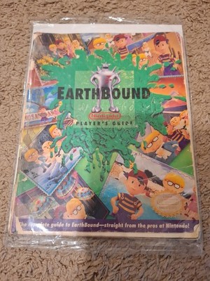 Authentic EarthBound Player's Guide, No Scratch and Sniff Cards, 1995 Nintendo