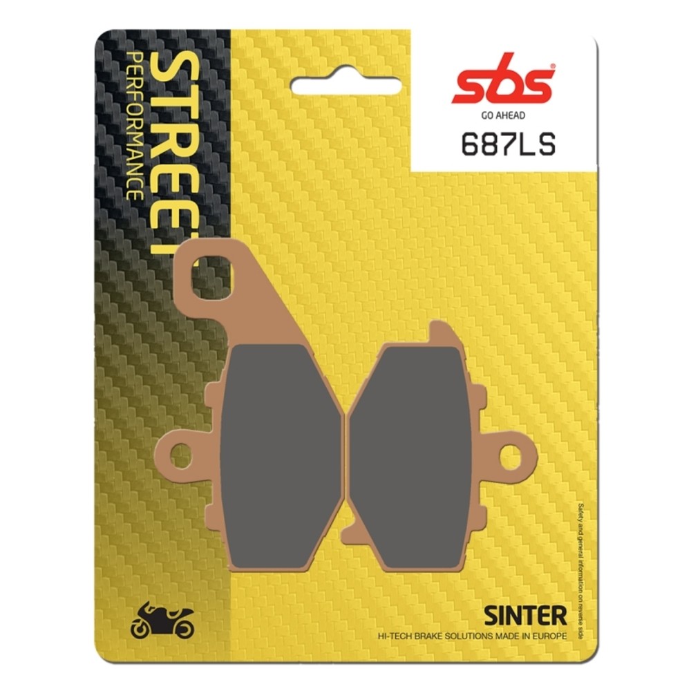 SBS P687-LS Brake Pad For Motorcycle Spare Parts Accessories Replacement Parts