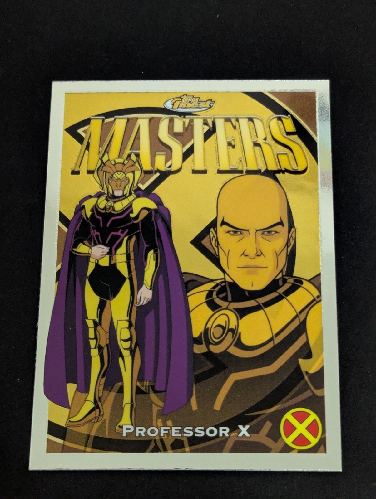 2025 Topps Finest X-Men '97 PROFESSOR X Base Masters Rare Gold #84