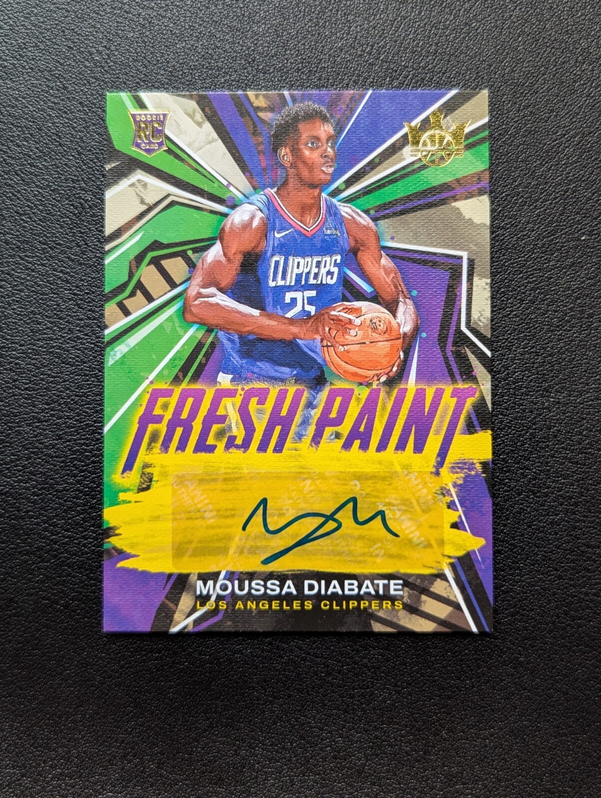 2022-23 Panini Court Kings Moussa Diabate Fresh Paint Auto /199 SP #FP-MDL