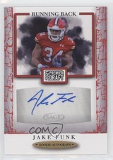 2021 Sage Premier Draft Auto Red Jake Funk #A161 Auto 0xl5