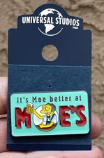Universal Studios The Simpsons It’s Moe Better At Moe’s Enamel Pin New